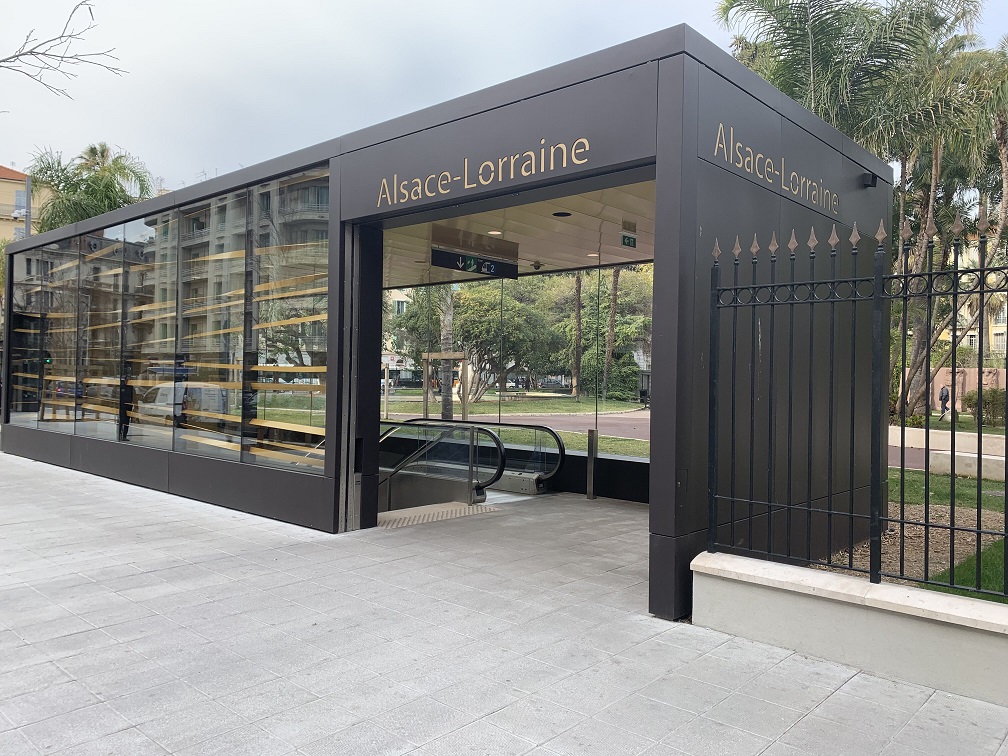Alsace Lorraine Tram Stop